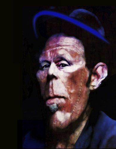 Cartoon: Tom Waits (medium) by AudreyD tagged tom,waits,dugan,photoshop