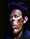 Cartoon: Tom Waits (small) by AudreyD tagged tom waits dugan photoshop