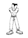 Cartoon: DEVILIST (small) by RAMONETX tagged rock,mad,psycho