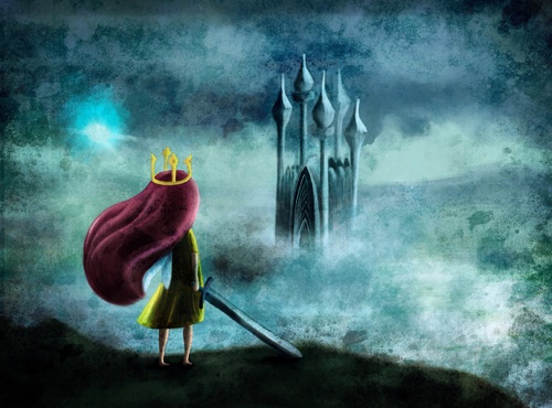 Cartoon: Child of light (medium) by alesza tagged child,light,fanart,digitalart,digitalpainting,digitalillustration,unikatdesign