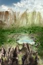 Cartoon: Waldeinsamkeit (small) by alesza tagged waldeinsamkeit nature forest environment digital painting illustration art