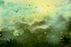 Cartoon: Where the Forest breathes (small) by alesza tagged forest,wald,woods,ipadart,procreate,landscape,scenery