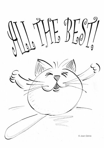 All the Best Cat Card All the Best Cat Card