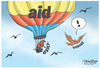 Cartoon: aid (small) by King Kinya tagged af