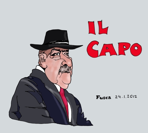 Cartoon: Capo di tutti capi (medium) by Fusca tagged dictators,populist,corruption,puppets,dilma,lula,chavez