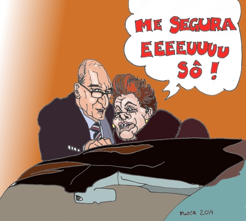 Cartoon: CorruPT Partys Dilma Rousseff (medium) by Fusca tagged castrism,communism,bolivarian,sociallism,corruption,brazil,tyrants,lula,rousseff,cleptocracy