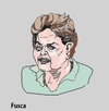 Cartoon: Dilma Rousseff puppet president (small) by Fusca tagged corruption,spring,marches,riots,scandal,politicians,latin,authoritarian,governments