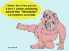 Cartoon: Lula the corruption king (small) by Fusca tagged corruption,lula,rousseff,grossbribery,brazil