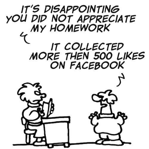 Cartoon: Homework (medium) by fragocomics tagged school,educational,education,school,educational,education