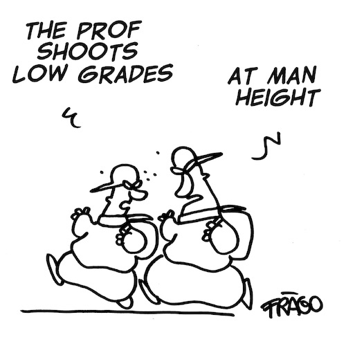 Cartoon: low grades at school (medium) by fragocomics tagged school,educational,education,grade,school,educational,education,grade