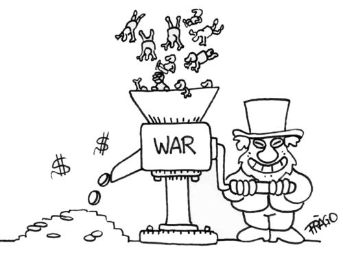 War kill people produce money