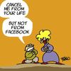 Cartoon: Facebook (small) by fragocomics tagged zuckerbook