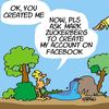 Cartoon: Facebook (small) by fragocomics tagged zuckerbook