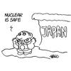 Cartoon: Tsunami on Italiy nuclear debate (small) by fragocomics tagged tsunami,japan,nuclear,debate,disaster,fallout,day,after,berlusconi,italy,prime,minister,international,politics