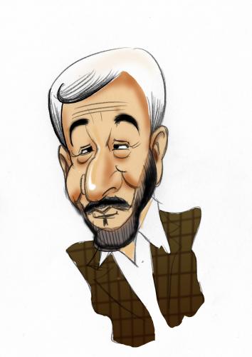 Cartoon: ahmadinedschad (medium) by ChristianP tagged ahmadinedschad,iran,karikatur