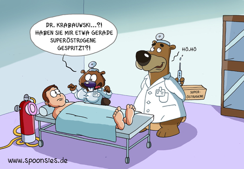 Cartoon: superoestrogene (medium) by ChristianP tagged superoestrogene