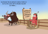 Cartoon: aggressiver stier (small) by ChristianP tagged aggressiver,stier