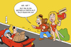 Cartoon: Baywotsch (small) by ChristianP tagged baywatch