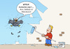 Cartoon: Himmelblau (small) by ChristianP tagged blau,himmel,vogel