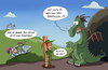 Cartoon: Jungfrau (small) by ChristianP tagged jungfrau