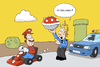 Cartoon: mario kart (small) by ChristianP tagged mario,kart