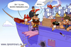 Cartoon: piratten (small) by ChristianP tagged piratten