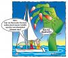 Cartoon: Im Bermudadreieck (small) by rpeter tagged segeln,see,bermudadreieck