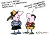Cartoon: Mein Vater... (small) by rpeter tagged vater,jungen,politiker,arbeitslos,fernsehen