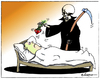 Cartoon: Ohne Worte (small) by rpeter tagged radieschen tod bett mann sense sensenmann