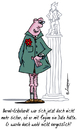 Cartoon: Vergesslich (small) by rpeter tagged date verabredung mann uhr zeit nackt