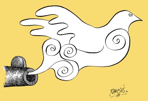 Cartoon: Peace!!! (medium) by Ramses tagged peace