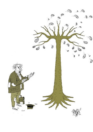 Cartoon: Winter of crisis (medium) by Ramses tagged ressesion,economy,finances