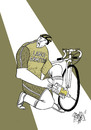 Cartoon: Pumping dope (small) by Ramses tagged cicling,olympics,sports,doping