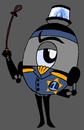 Cartoon: Remmington Weldsworth Jr. (small) by Mistereman90 tagged robot,cop