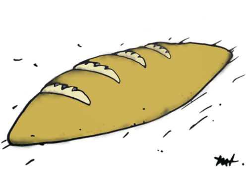 Cartoon: Bread (medium) by Monica Zanet tagged bread