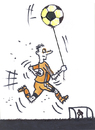 Cartoon: Football (small) by Monica Zanet tagged sport football ball free zanet