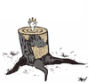 Cartoon: Tree (small) by Monica Zanet tagged zanet,environment,nature