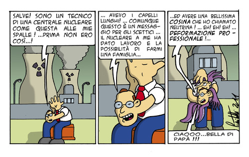 Cartoon: Deformazione professionale (medium) by ignant tagged nucleari,centrali