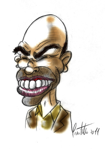 Cartoon: Roberto Saviano - Caricatura (medium) by ignant tagged saviano,cartoon