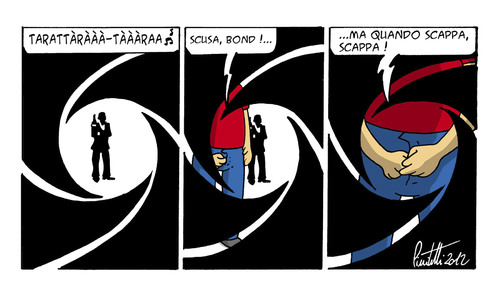 Cartoon: Urgenze (medium) by ignant tagged james,bond,007,humor,comic,strip