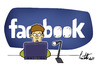Cartoon: Facebook (small) by ignant tagged zuckerbook