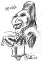 Cartoon: madonna (small) by ignant tagged madonna,cartoon