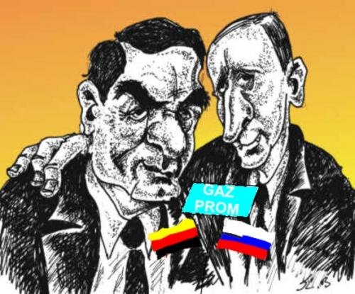 Cartoon: Gazprom (medium) by medwed1 tagged schljachow,cartoon