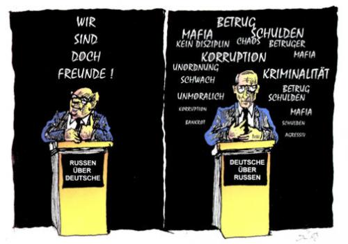 Cartoon: Ohne (medium) by medwed1 tagged schljachow,cartoon