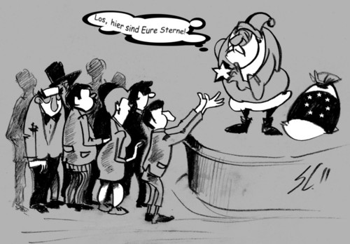 Cartoon: Sterne... (medium) by medwed1 tagged cartoon,schljachow