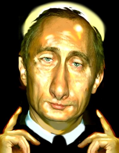 Cartoon: Wladimir Putin (medium) by medwed1 tagged russia,president,putin
