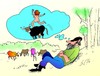 Cartoon: Ohne (small) by medwed1 tagged liebe,natur