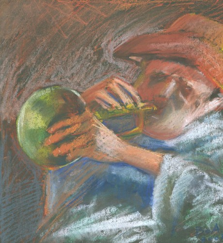 Cartoon: Music (medium) by boa tagged painting,color,oil,boa,romania,painter,landscape