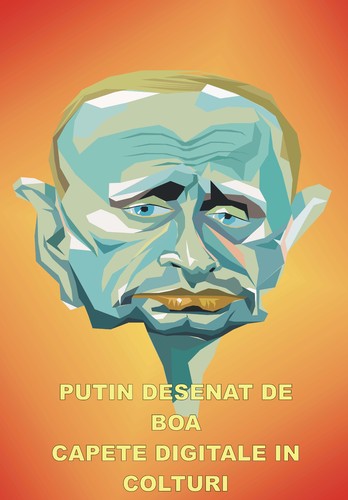 Cartoon: Vladimir Putin (medium) by boa tagged cartoon,boa,caricature,artboa,funny,humor,comic,romania