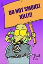 Cartoon: Do not smoke! (small) by boa tagged cartoon,comic,humor,boa,funny,smoke,smoking,kill